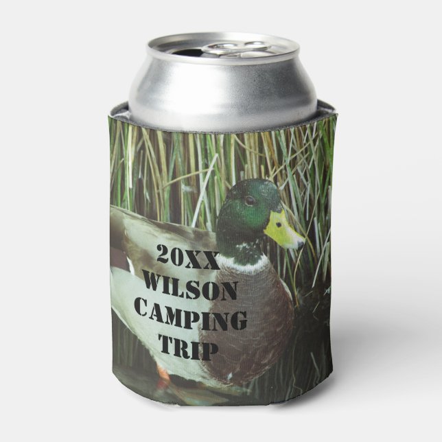 Camping Familienausflug Mallard Enck Foto Natur Dosenkühler (Kanne Vorderseite)