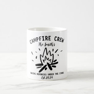 Camping Familienurlaub 2024, Crew Campfire Kaffeetasse