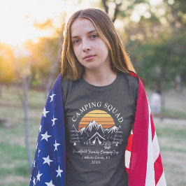 Camping Familienurlaub Maßgeschneidertes Matching  T-Shirt