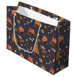 Camping Fire Outdoor Adventure & Marshmallows Große Geschenktüte