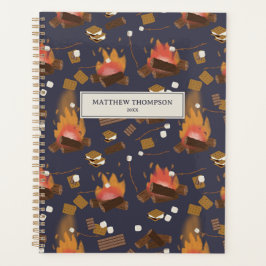 Camping Fire Outdoor Adventure & Marshmallows Planer