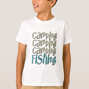 Camping Fischen T-Shirt