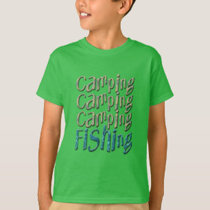 Camping Fischen T-Shirt