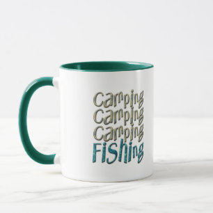 Camping Fischen Tasse