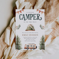 Camping Forest Watercolor Kinderdusche