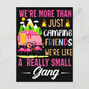 Camping-Freunde sind wie eine kleine Gang Postkarte