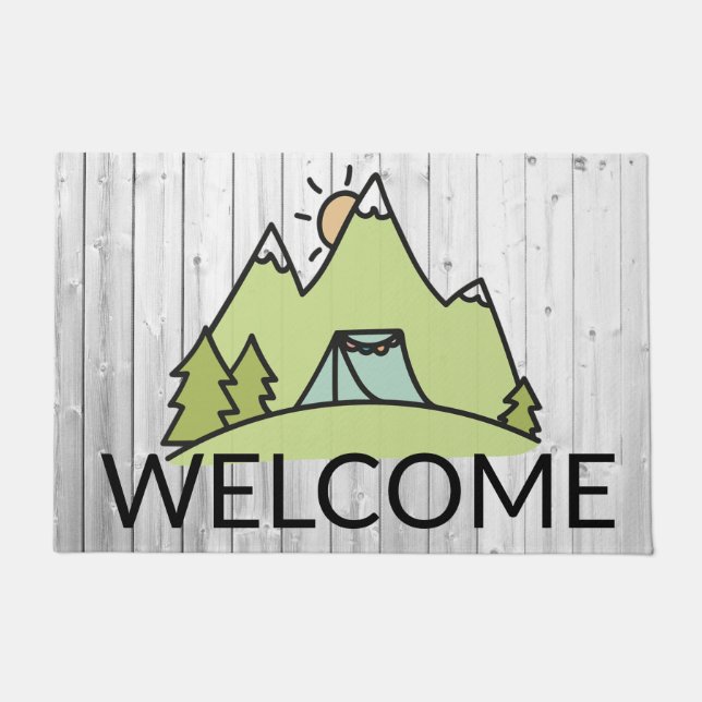 Camping Fußmatte (Vorderseite)