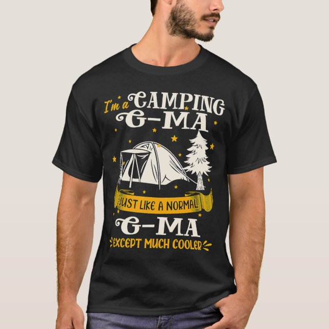 Camping G kann für G ma viel Cooler sein T-Shirt (Vorderseite)