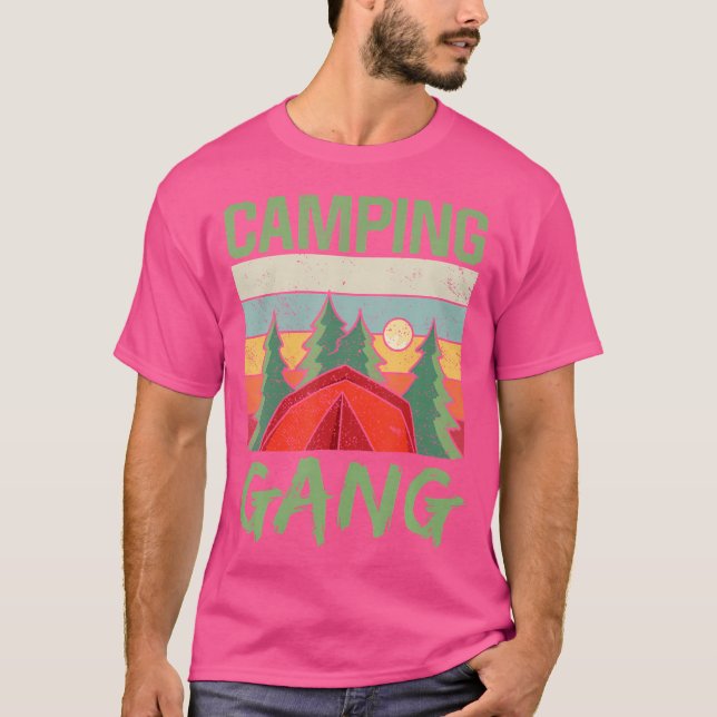 Camping Gang Camp Camper Campfire T-Shirt (Vorderseite)