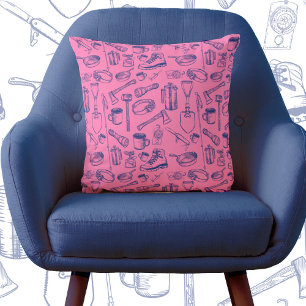 Camping Gear Muster Kissen