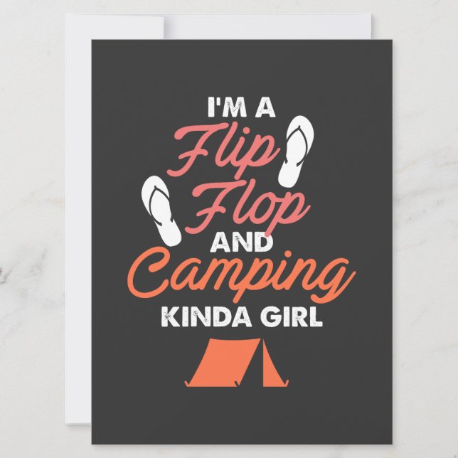 Camping - Gedreht Flop und Camping Kinda Girl (Vorderseite)