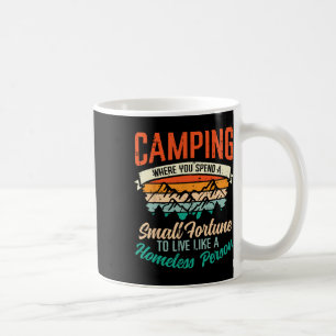 Camping Geldverschwendung Lustiger Humor Camper Mä Kaffeetasse