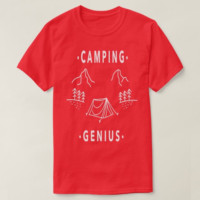 Camping Genius Triblend T-Shirt (Design vorne)