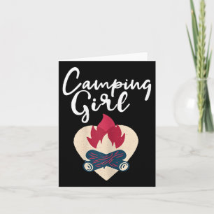 Camping Girl Shirt Camper Girl Liebe Camping Karte