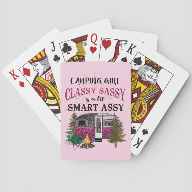 Camping Girl Spielkarten (Rückseite)