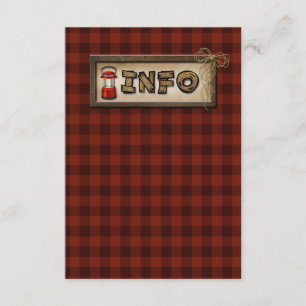 Camping, Glamping, Fischen, Begleitkarte