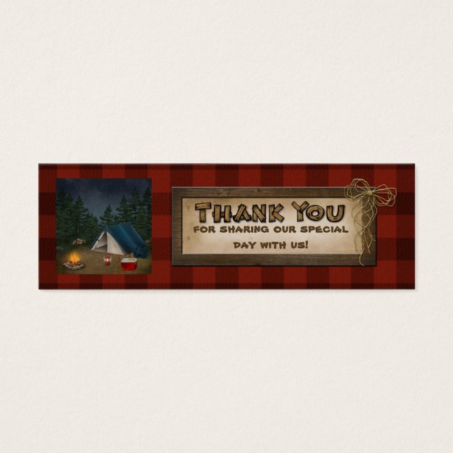 Camping, Glamping, Nature Gastgeschenk Hochzeit Ma (Vorderseite)