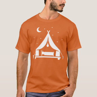 Camping Glamping Zelt süß lustig T-Shirt