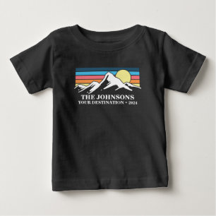Camping-Gruppe für benutzerdefiniertes Matching Fa Baby T-shirt