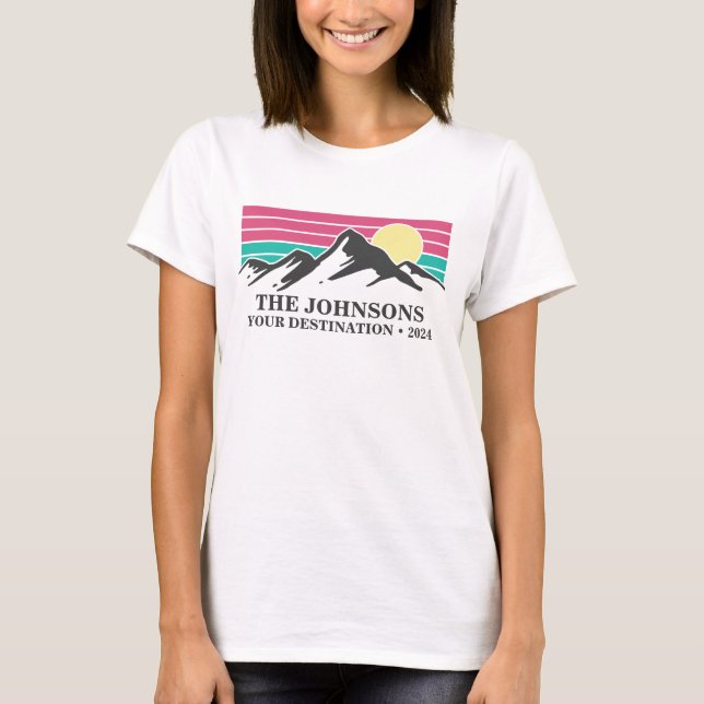 Camping-Gruppe für benutzerdefiniertes Matching Fa T-Shirt (Vorderseite)