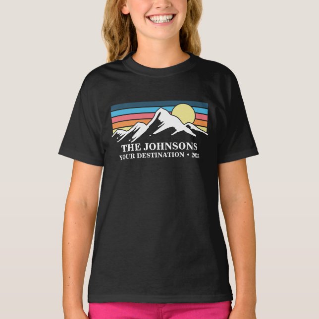 Camping-Gruppe für benutzerdefiniertes Matching Fa T-Shirt (Vorderseite)