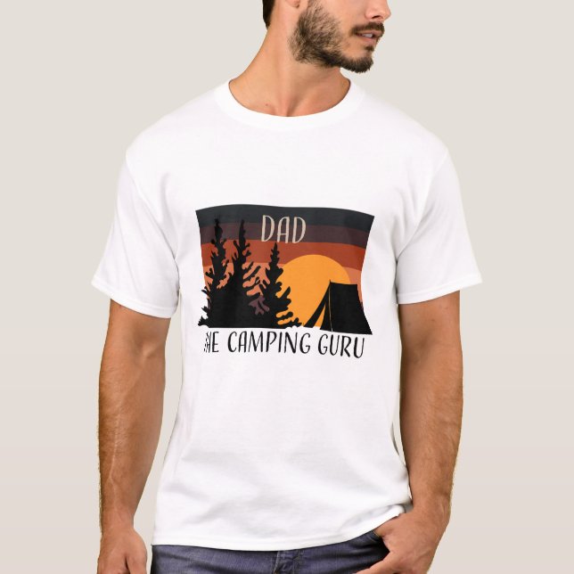 Camping Guru Vater T - Shirt | Nature Lover (Vorderseite)
