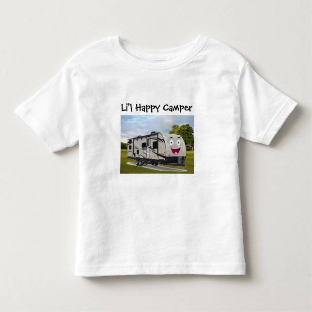 Camping Happy Retirement in the RV von Funnycoomb Kleinkind T-shirt (Vorderseite)