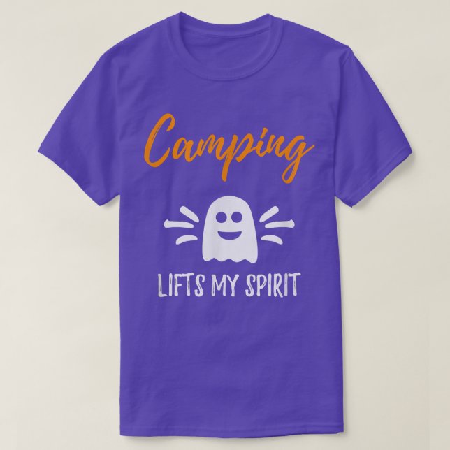 Camping hebt meinen Geist lustige Campers Hallowee T-Shirt (Design vorne)
