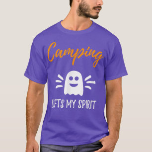 Camping hebt meinen Geist lustige Campers Hallowee T-Shirt