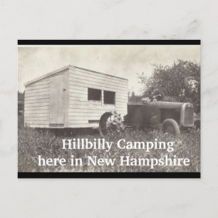 Camping Hillbilly Style, Postkarte