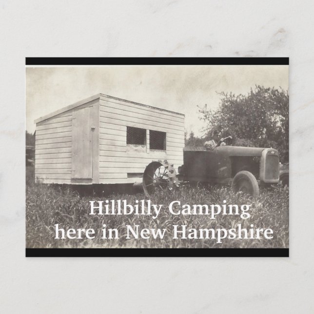 Camping Hillbilly Style, Postkarte (Vorderseite)