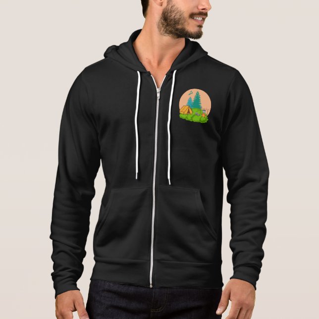 Camping Hoodie (Vorderseite)