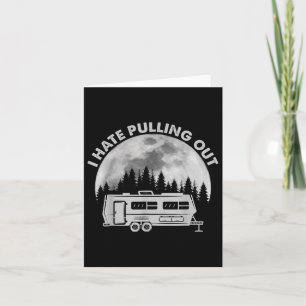 Camping ich hasse Auspacken Lustig Retro Vintage O Karte