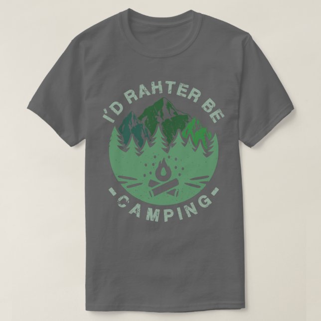 Camping-ID sollte Camping 1 sein T-Shirt (Design vorne)