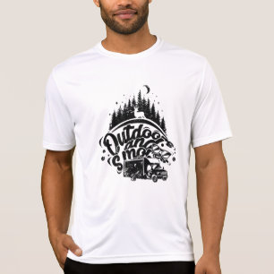 Camping - im Freien und geräuchert T-Shirt