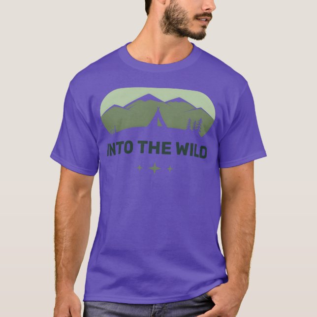 Camping in der Wildnis T-Shirt (Vorderseite)