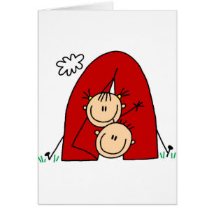 Camping in der Zelt-Karte