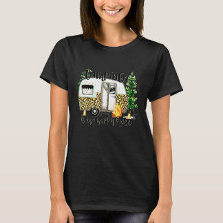 Camping in meinem glücklichen Ort glücklicher Camp T-Shirt