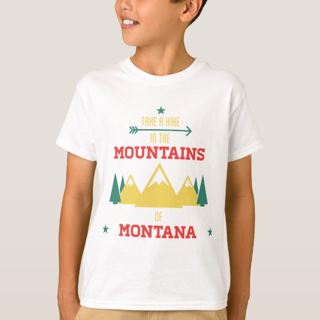 Camping in Montana T-Shirt (Vorderseite)