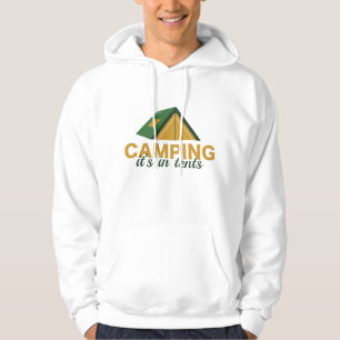 Camping in Zehnteln Hoodie