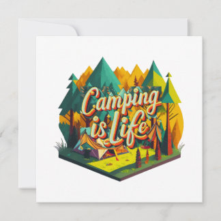 Camping ist das Leben