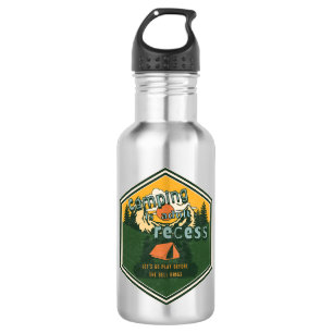 Camping ist Erwachsenenalter, spielen wir mal. Edelstahlflasche