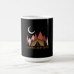 Camping ist im Zehnten Camping Kaffeetasse