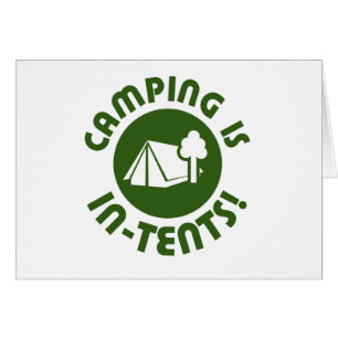 Camping ist in den Zelten