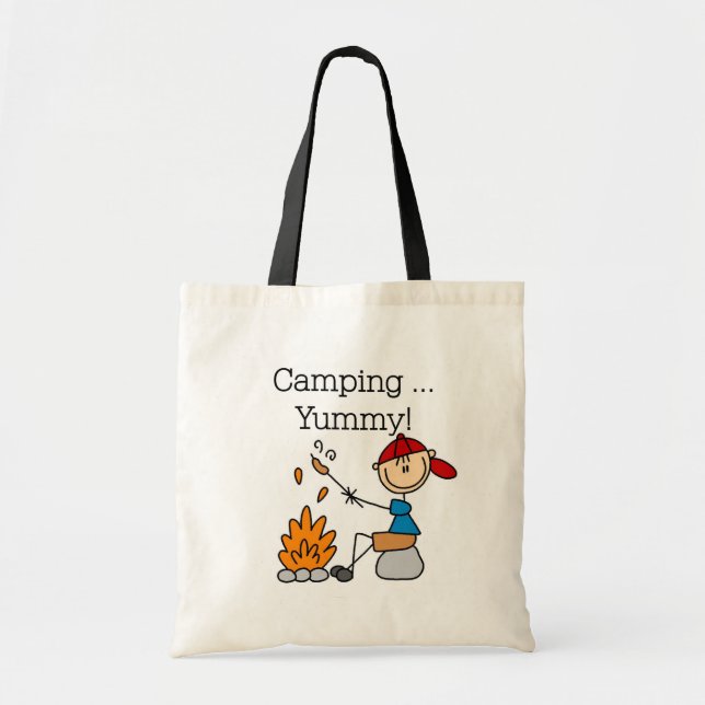 Camping ist lecker tragetasche (Vorne)