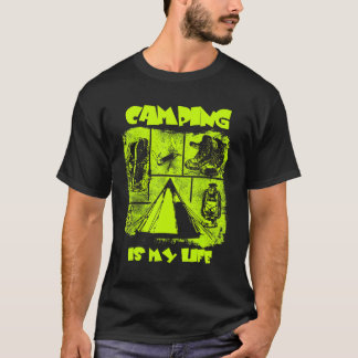 Camping ist mein Leben im Freien Wilderness Camp T-Shirt