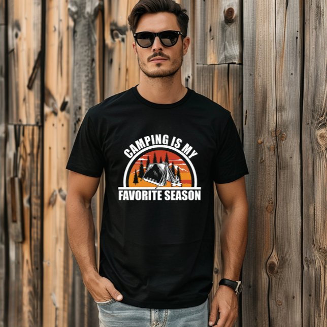 Camping ist mein Lieblingsslogan T-Shirt (Von Creator hochgeladen)