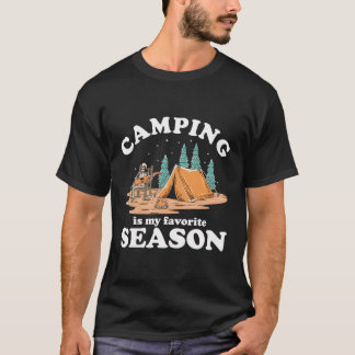 Camping ist mein liebstes Camping in der Saison T-Shirt
