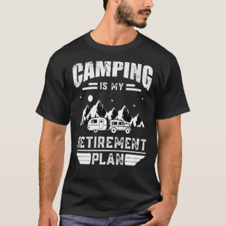 Camping ist mein Rentenplan Sommer Camping vinta T-Shirt