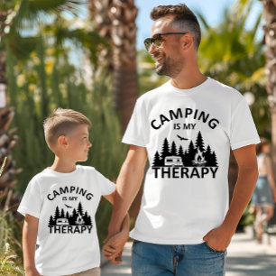 Camping ist mein Therapiewitterungsmotto T-Shirt